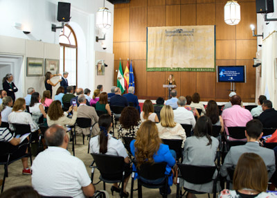 La Sala Alberto Jimnez-Becerril durante el acto en defensa de las vctimas de crmenes de odio organizado por Movimiento contra la Intolerancia