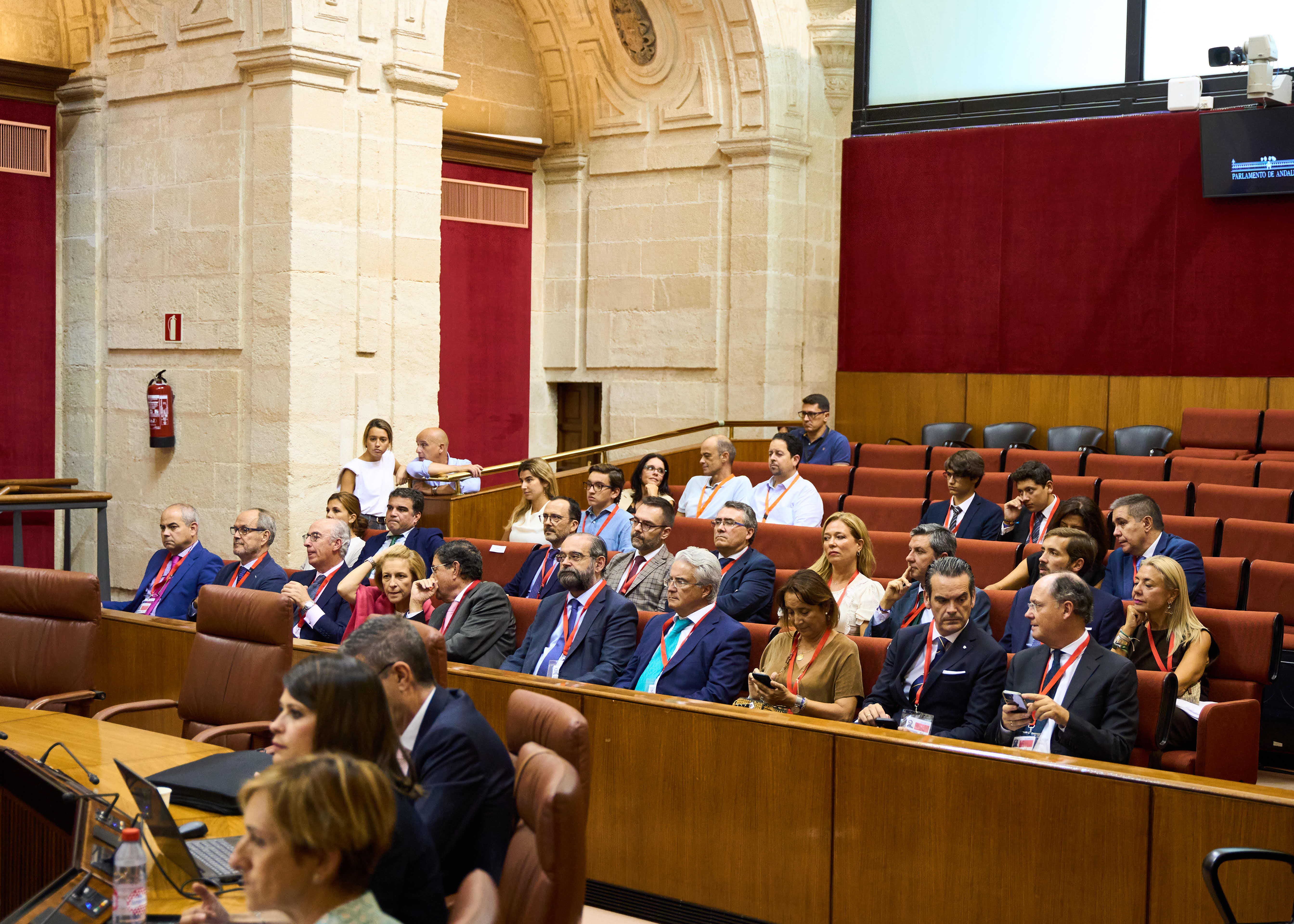  La tribuna del pblico durante el debate de los proyectos de ley