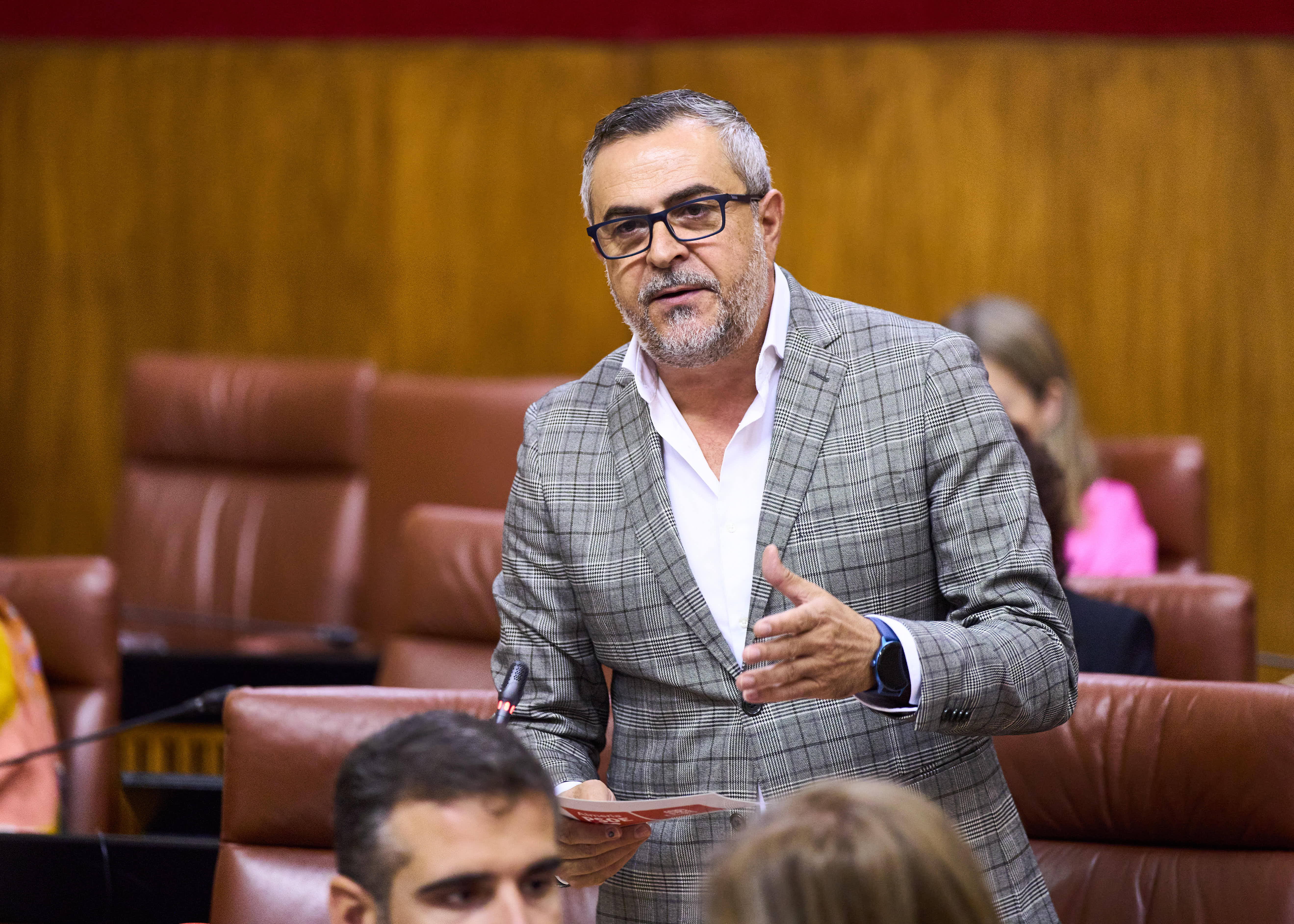  Juan Antonio Lorenzo, del Grupo Socialista, pregunta sobre obras hidráulicas de abastecimiento en alta en el Valle del Almanzora de Almería