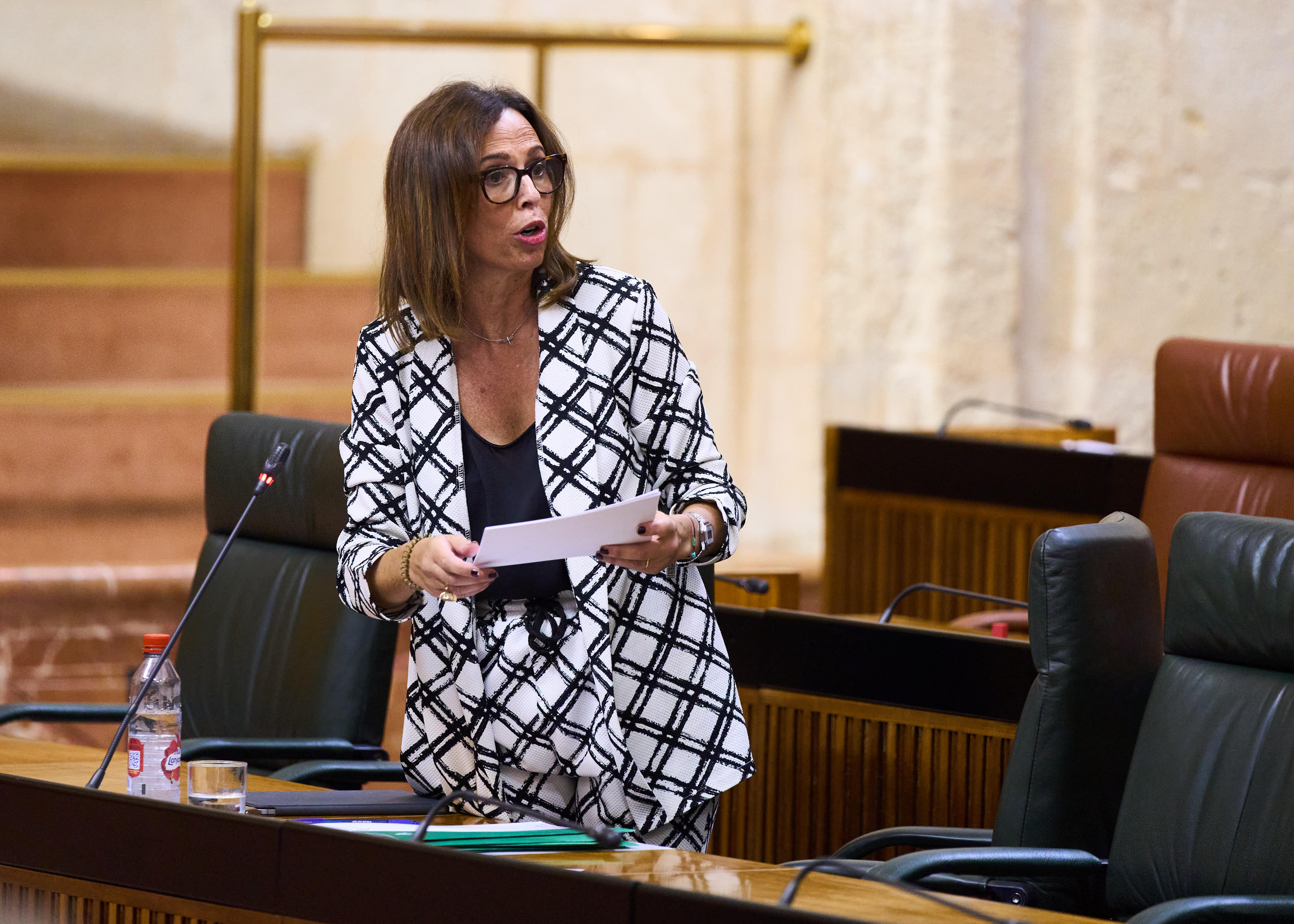  Roco Daz, consejera de Fomento, Articulacin del Territorio y Vivienda, responde a la cuestin de Alejandra Durn de Por Andaluca