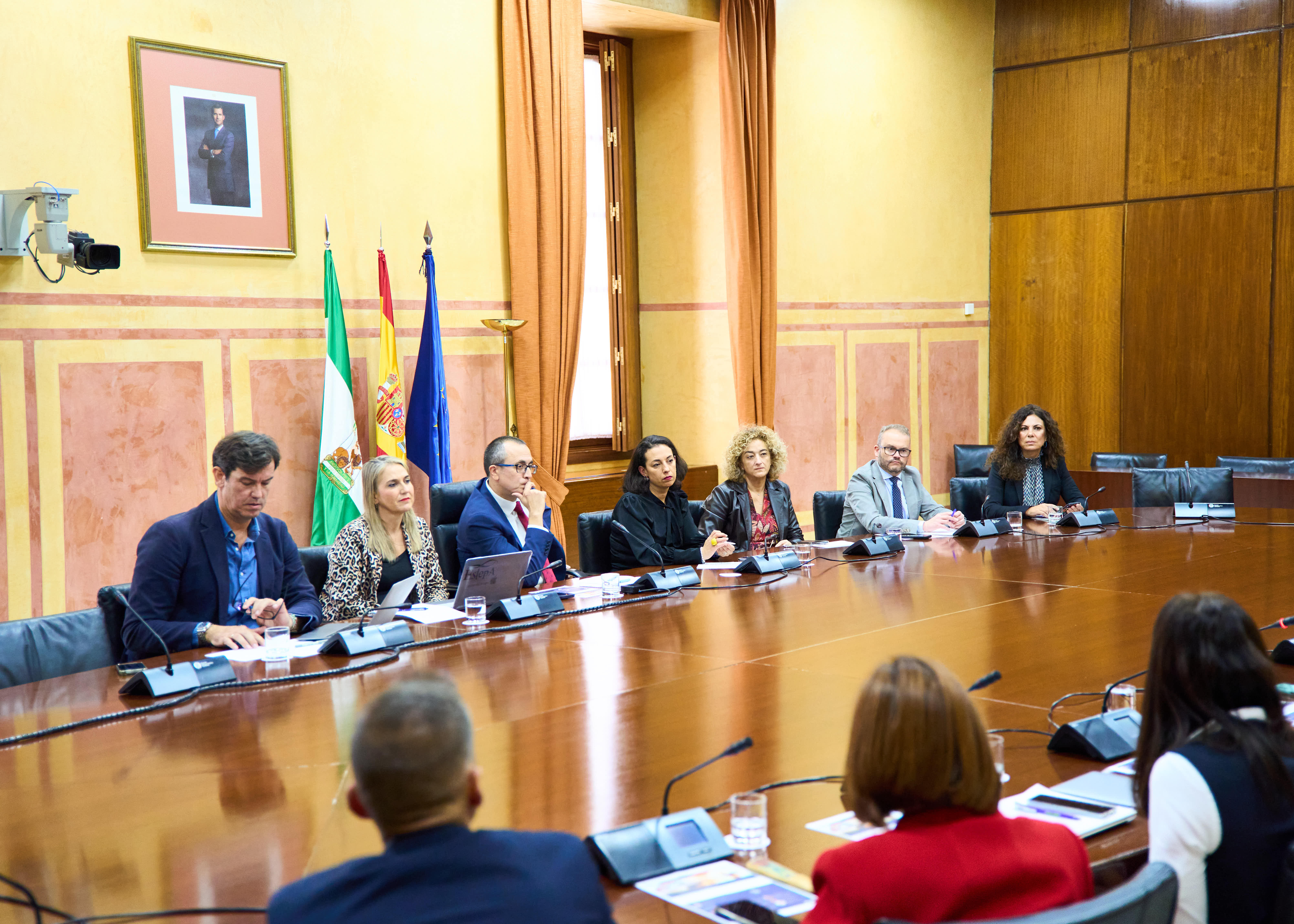 Diputados asistentes a la Jornada "La Innovacin Tecnolgica y la calidad de vida del paciente: los avances en el manejo de la diabetes" 