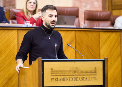 Jos Manuel Gmez Jurado, del Grupo Por Andaluca, presenta al Pleno una mocin relativa a polticas relativas a personas mayores en Andaluca