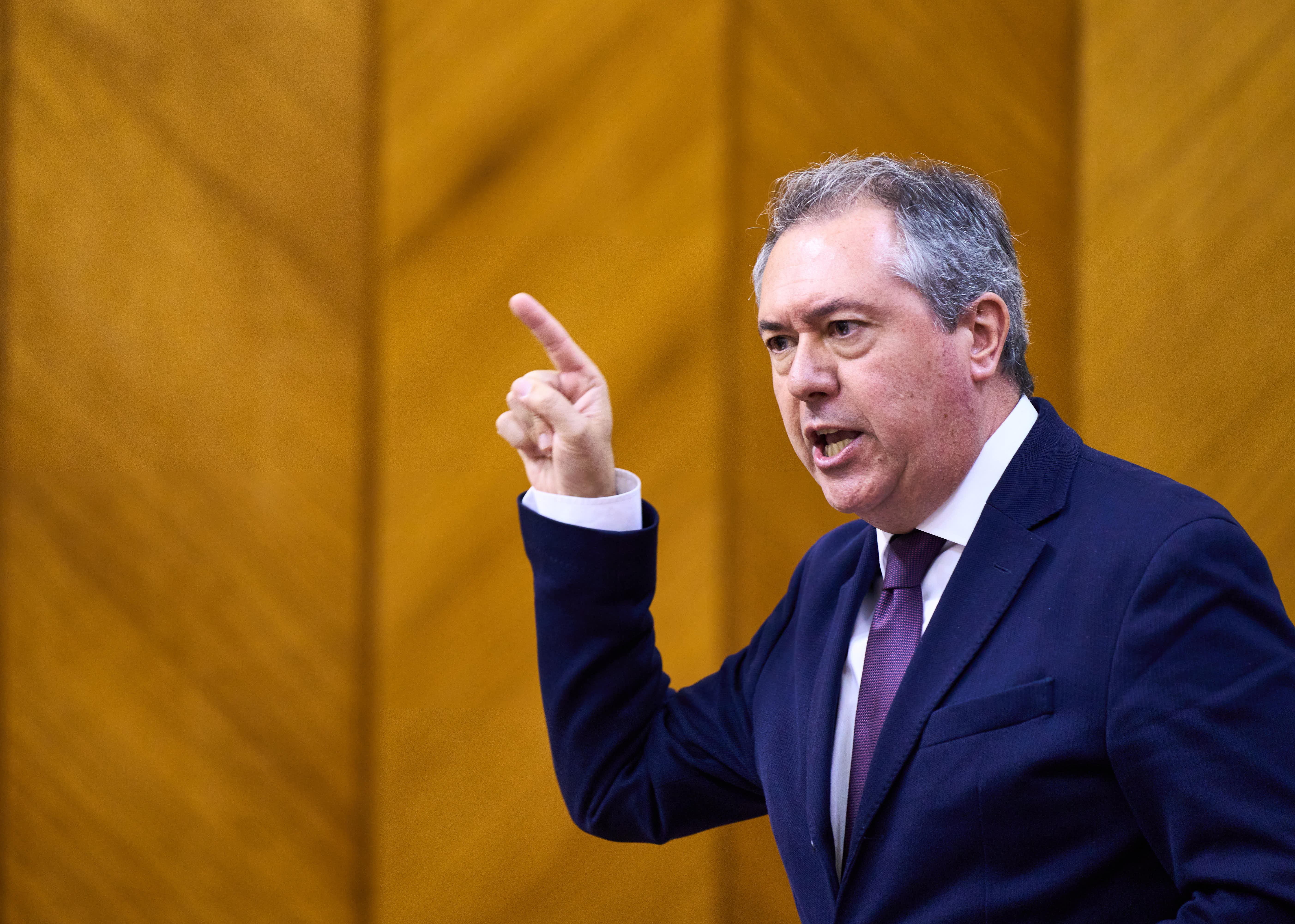   El portavoz del Grupo Socialista, Juan Espadas, pregunta al presidente de la Junta de Andaluca, Juan Manuel Moreno, sobre problemas y necesidades de la poblacin andaluza