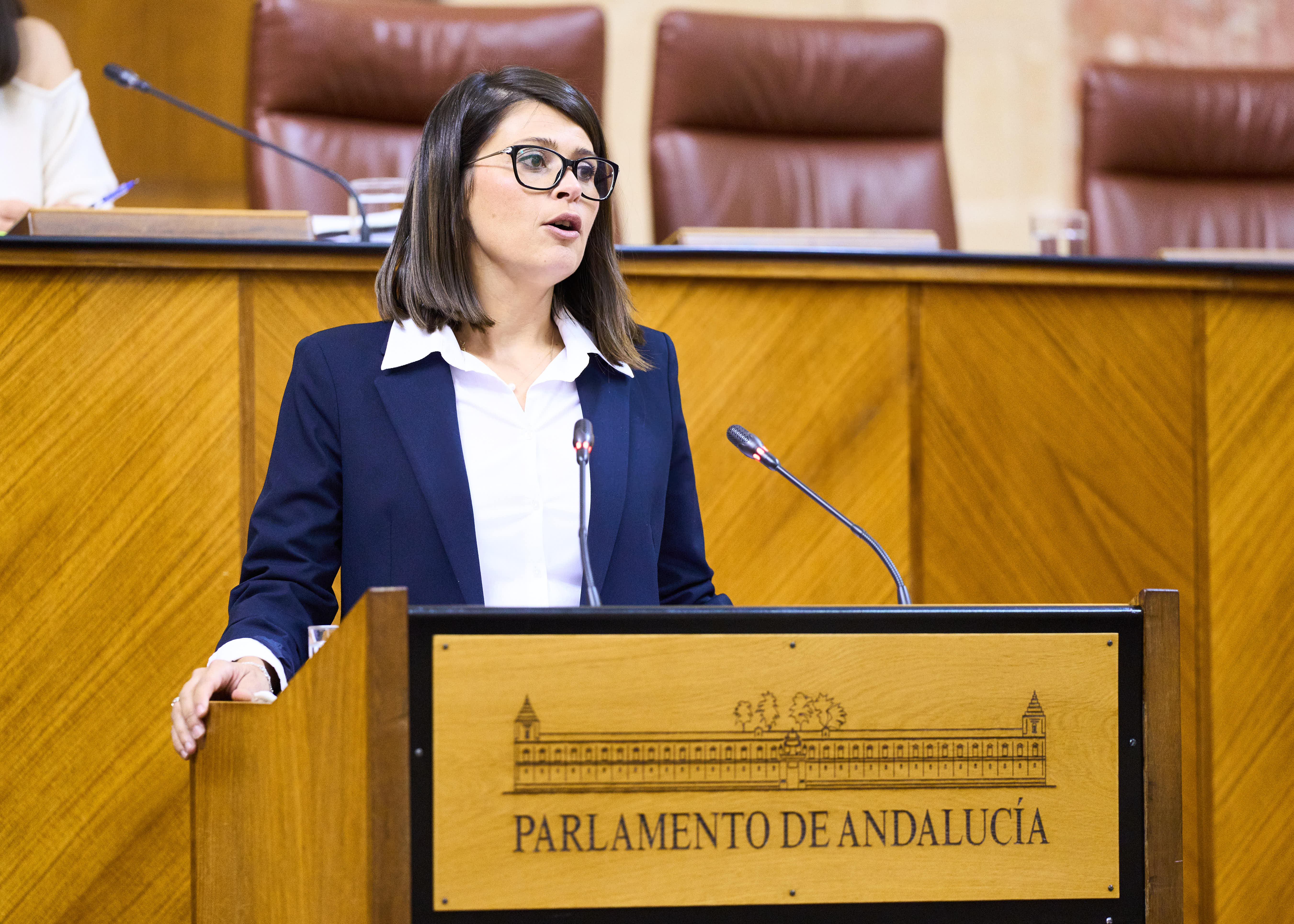  ngeles Martnez, diputada del Grupo Popular, defiende la solicitud de creacin de un grupo de trabajo relativo a la inteligencia artificial