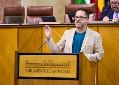  Jos Ignacio Garca, portavoz del G.P. Mixto-Adelante Andaluca, argumenta la defensa de la enmienda de totalidad al proyecto de ley del presupuesto que ha presentado su grupo 