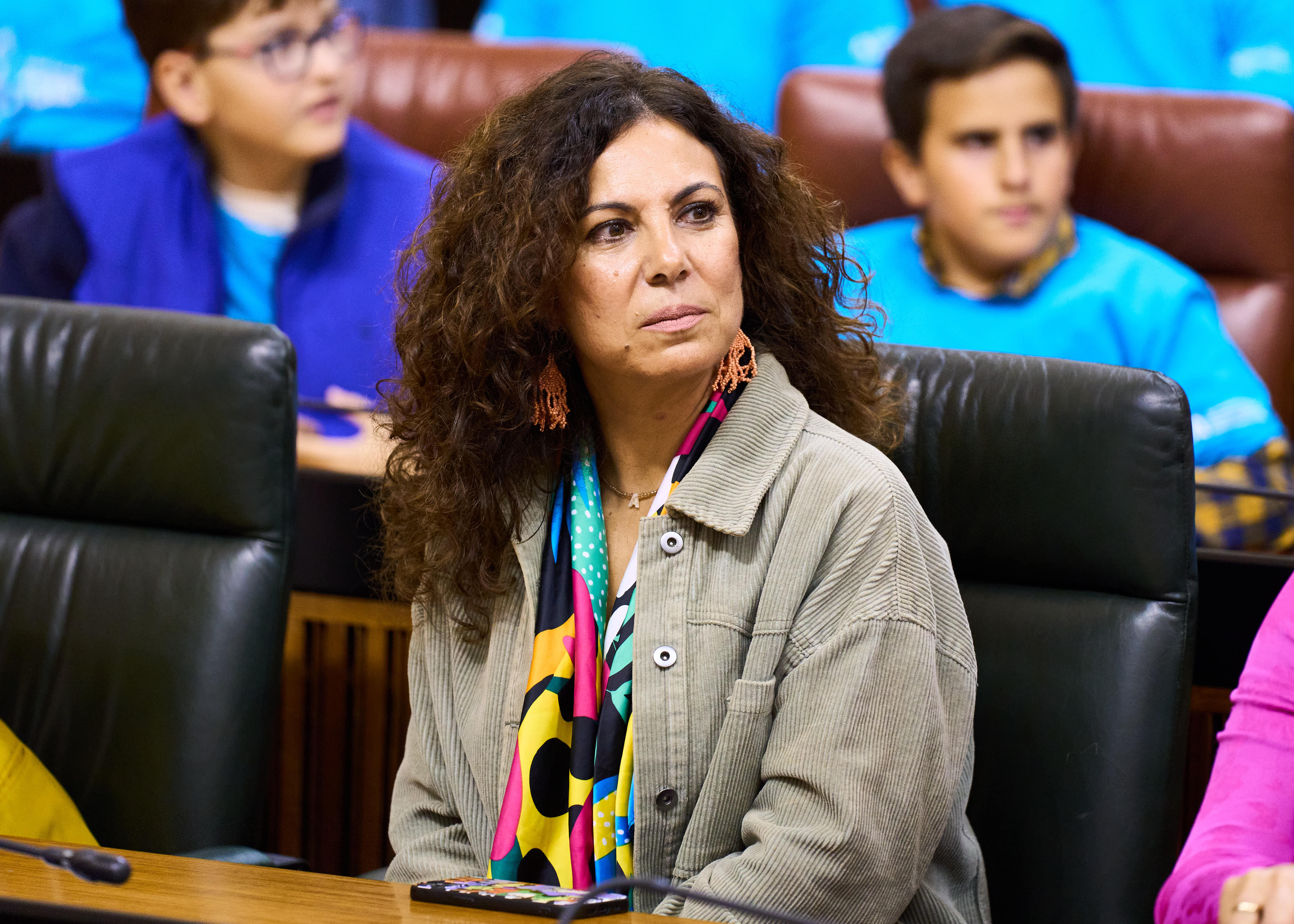 Ana Mara Ruiz, del G.P. Vox en Andaluca, ha participado en el XV Pleno Infantil Unicef