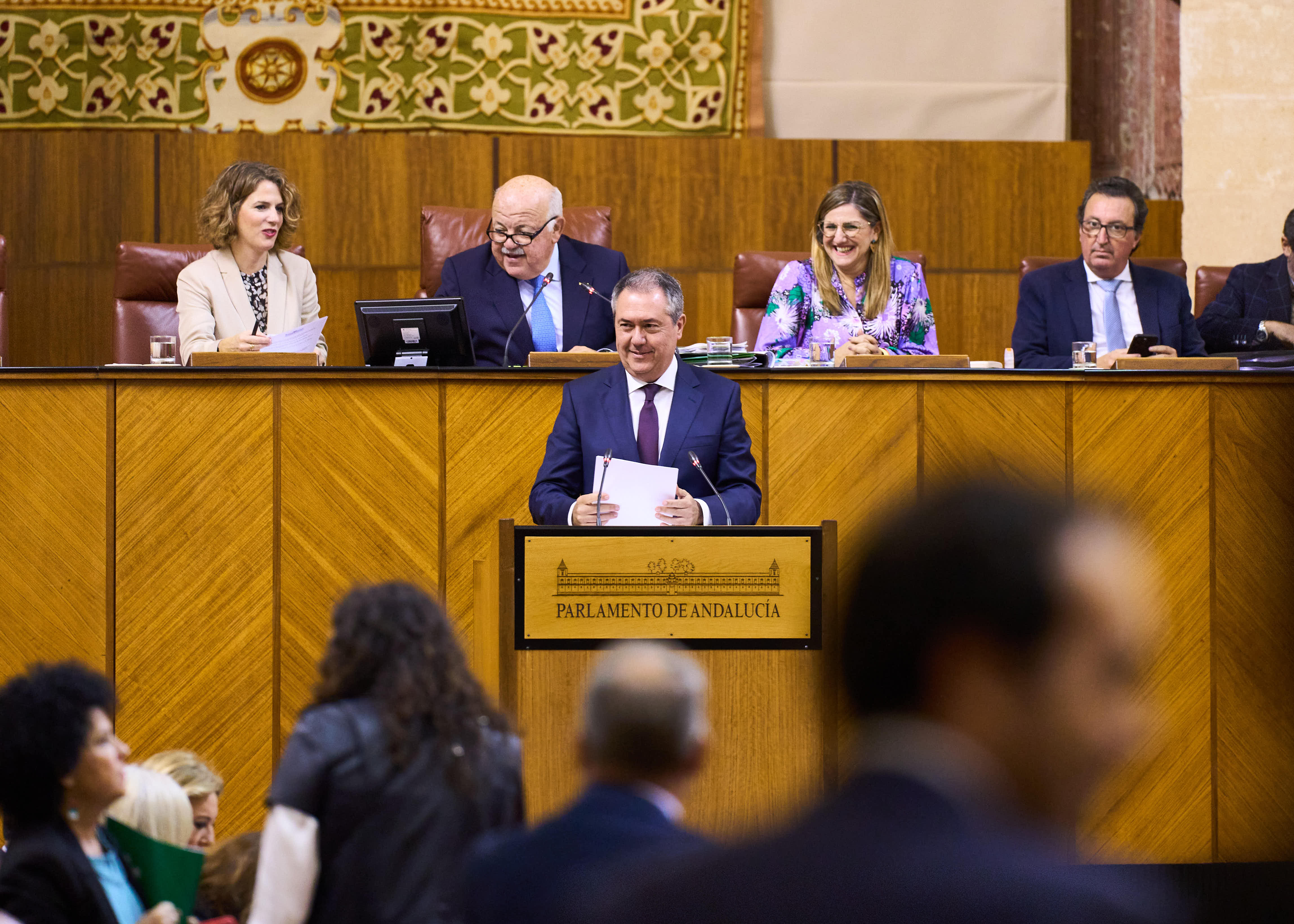 Juan Espadas, presidente del Grupo parlamentario Socialista, interviene en el debate sobre el estado de la Comunidad Autnoma