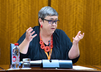  Rosa lvarez, representante de la Federacin Andaluza de Padres con Hijos con Trastornos del Espectro Autista (AUTISMO- Andaluca)