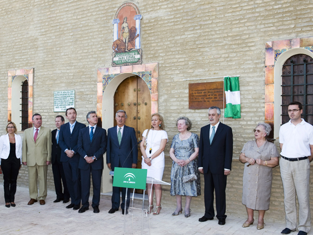 Coves asiste a la reapertura de la casa de Blas Infante en Coria del Ro