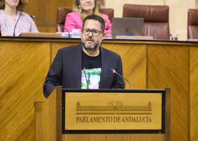  Jos Ignacio Garca, portavoz del G.P. Mixto-Adelante Andaluca, posiciona a su grupo sobre las actuaciones en materia de seguridad en Andaluca tras los hechos acaecidos en Barbate 
