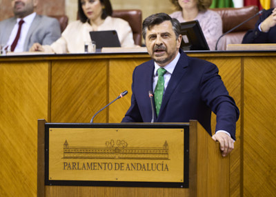  Por el Grupo Popular de Andaluca, ha intervenido su portavoz, Antonio Martn, en relacin con las actuaciones en materia de seguridad en Andaluca tras los hechos acaecidos en Barbate 
