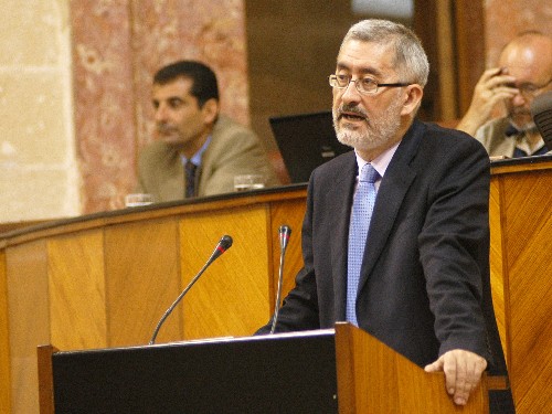 El consejero de Econom�a, Antonio �vila, comparece ante el Pleno
