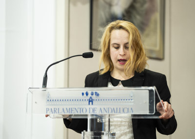 Una de las intervenciones realizada en la sala Alberto Jimnez-Becerril 