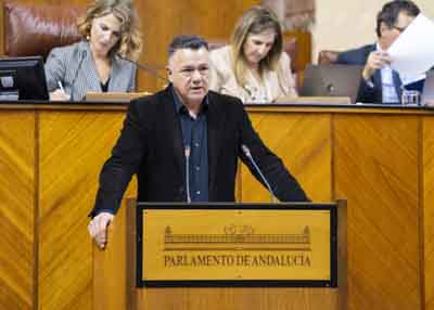 Juan Antonio Delgado, portavoz del G.P. Por Andaluca, posiciona a su grupo parlamentario respecto de la proposicin 