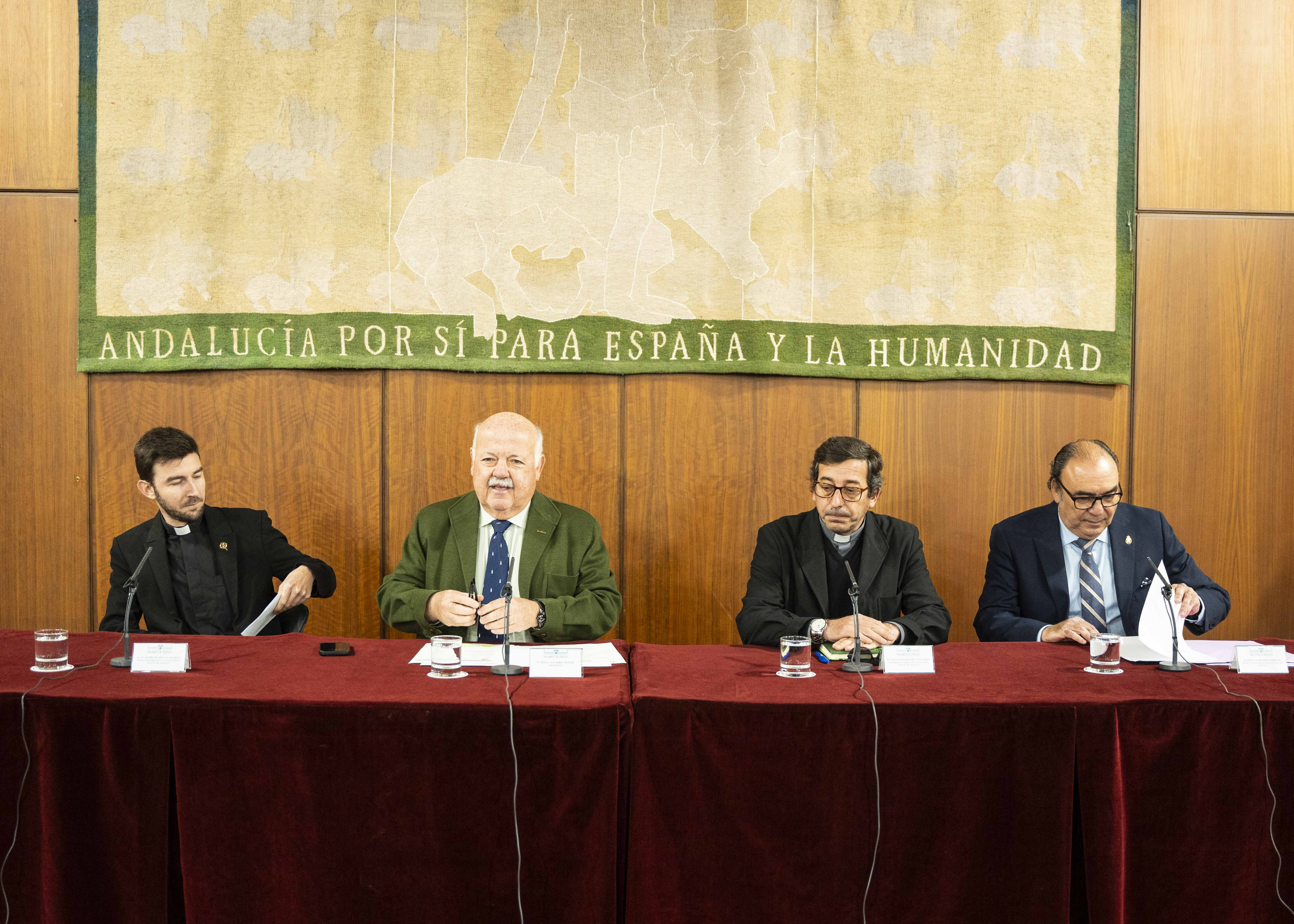 El presidente de la Cmara andaluza, Jess Aguirre, ha presidido el acto que se ha desarrollado en la sala Alberto Jimnez-Becerril