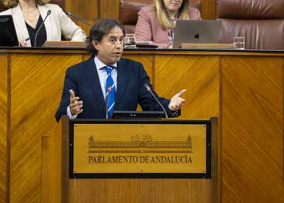  Por el Grupo Vox, el diputado Benito Morillo expresa la postura de su grupo parlamentario en el debate 