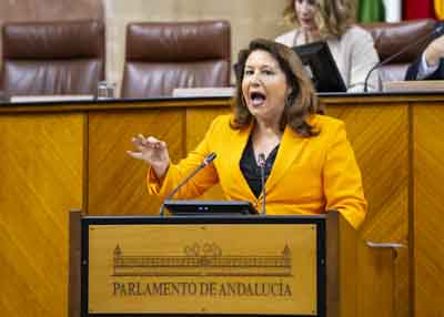 La consejera de Agricultura, Pesca, Agua y Desarrollo Rural, Carmen Crespo, informa sobre las medidas de impulso a las aguas regeneradas en Andaluca 
