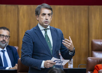  Por el Grupo Popular, el diputado Antonio Saldaa pregunta sobre el hub aeronutico NET ZERO Jerez 