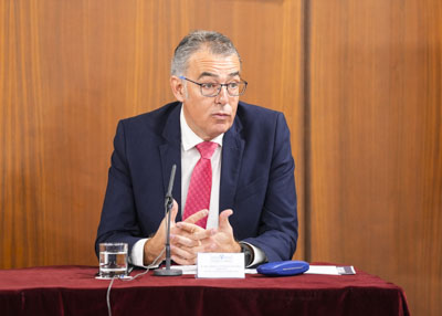 Ricardo Puyol, director de la Oficina Andaluza Antifraude, entidad organizadora de la Jornada
