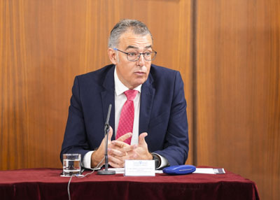 Ricardo Puyol, director de la Oficina Andaluza Antifraude, entidad organizadora de la Jornada