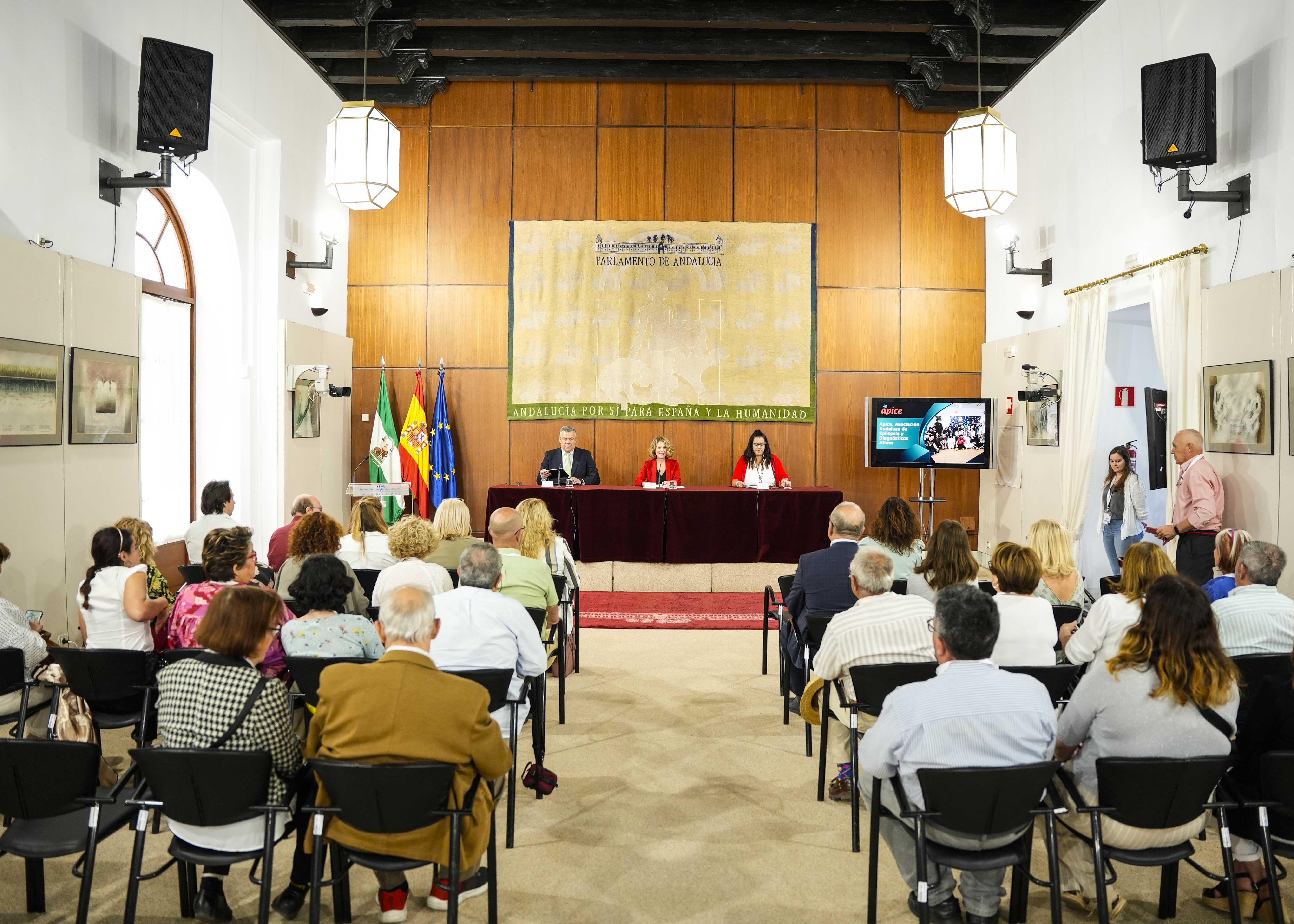 El acto por el Da Nacional de la Epilepsia se ha celebrado en la sala Alberto Jimnez-Becerril del Parlamento de Andaluca 