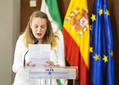 Uno de los testimonios durante el acto