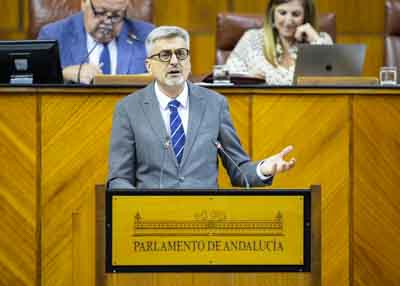   El diputado socialista Jos Aurelio Aguilar posiciona a su grupo parlamentario respecto de la convalidacin o derogacin del decreto ley 