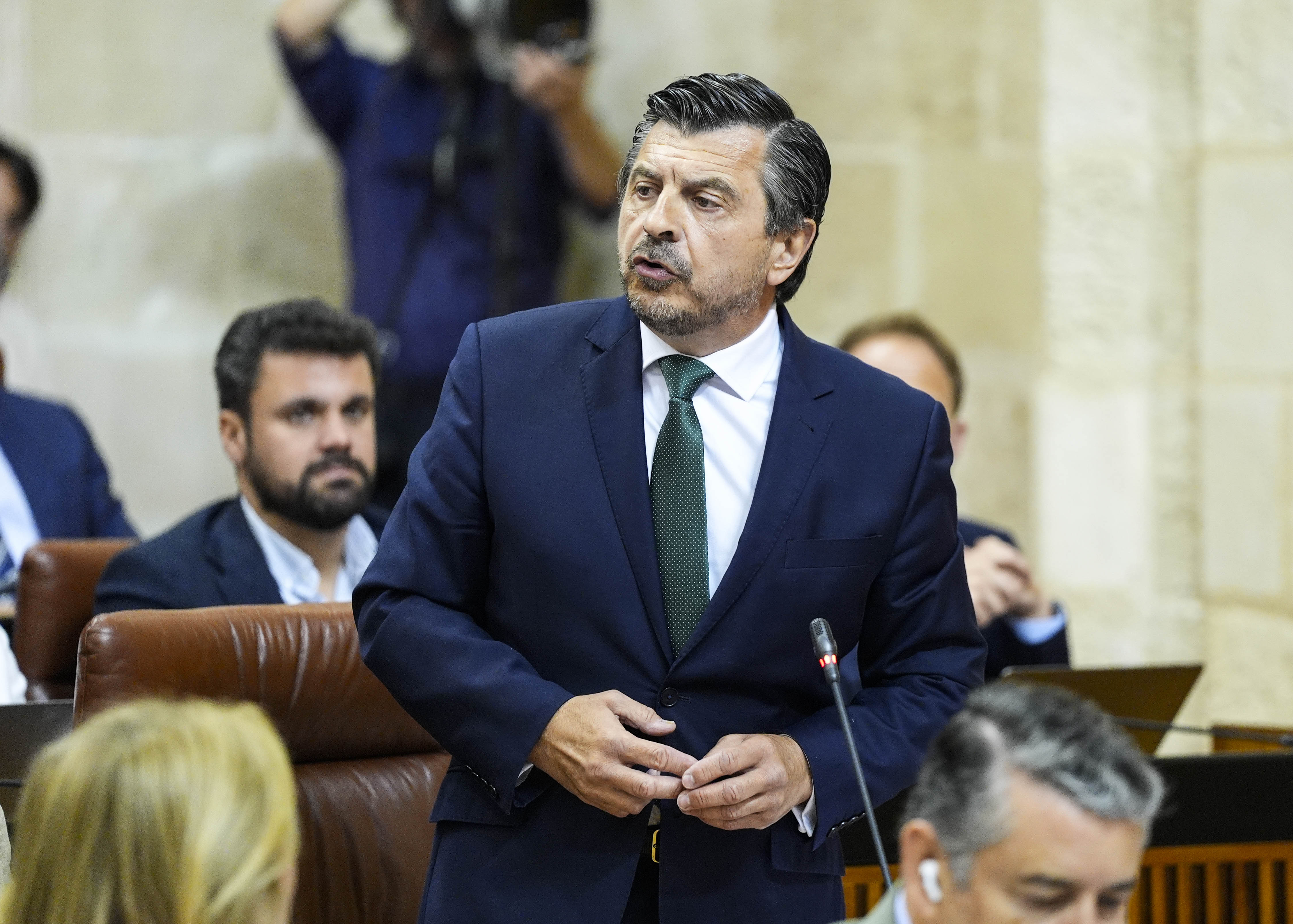 Antonio Martn, portavoz del G.P. Popular de Andaluca, pregunta sobre los fondos europeos  