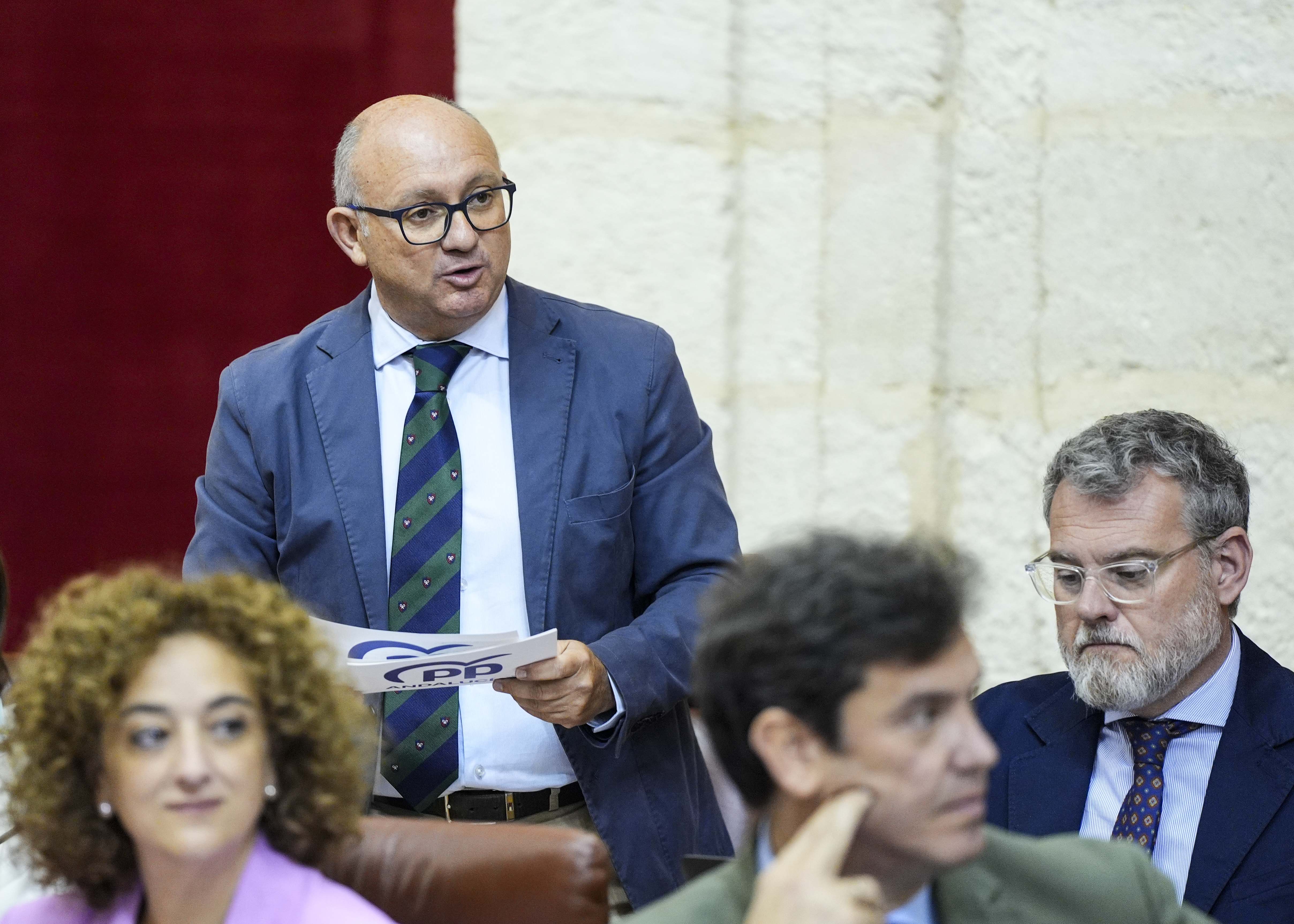 Jos Ignacio Gonzlez, del G.P. Popular de Andaluca, pregunta sobre la reurbanizacin del casco histrico de El Puerto de Santa Mara 