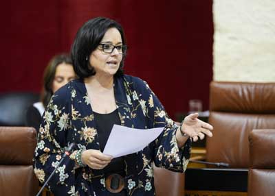 Virginia Prez, del G.P. Popular, pregunta sobre las infraestructuras judiciales de rgiva 