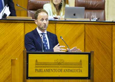  Erik Domnguez, del Grupo Popular, defiende una PNLP relativa a la defensa del orden constitucional, la independencia judicial, libertad de expresin y libertades pblicas 