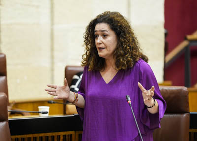 La portavoz del Grupo Por Andaluca, Inmaculada Nieto, pregunta al presidente sobre el impacto en Andaluca de las polticas en materia de vivienda y alojamientos tursticos 