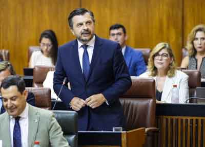  Antonio Martn, portavoz del G.P. Popular, pregunta al presidente de la Junta de Andaluca sobre la Va Andaluza