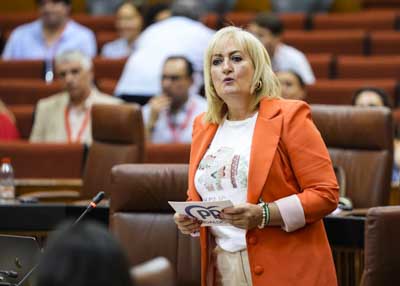  La diputada del Grupo Popular Celia Santiago pregunta sobre la nueva convocatoria de ayudas del Gobierno andaluz destinadas a la adquisicin de maquinaria y equipos para la modernizacin de explotaciones agrarias 