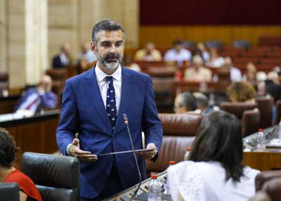 El consejero de Sostenibilidad, Medio Ambiente y Economa Azul, Ramn Fernndez-Pacheco, responde a la pregunta 