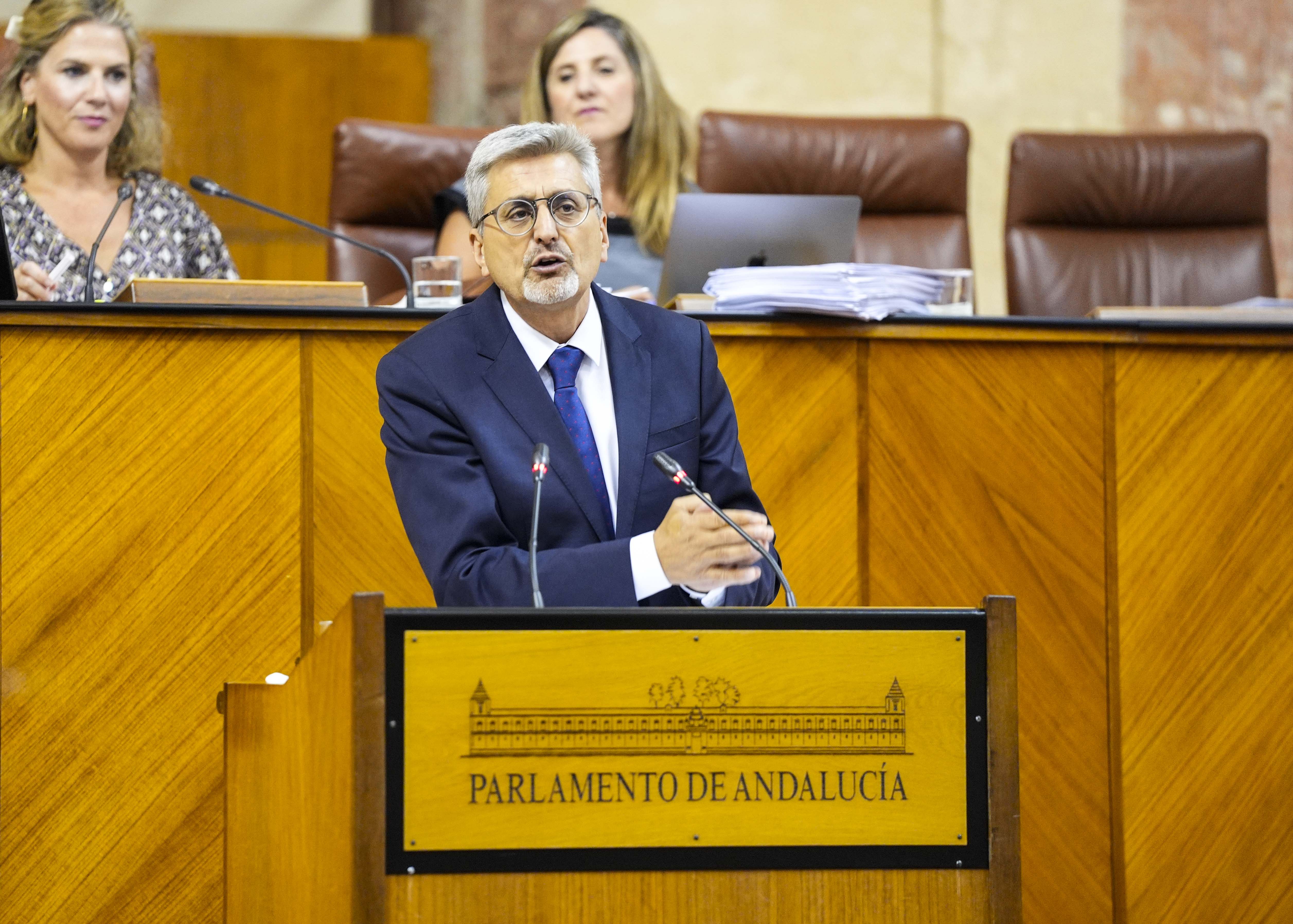 El diputado socialista Jos Aurelio Aguilar argumenta una PNLP relativa al respeto y acatamiento de las sentencias dictadas por el Tribunal Constitucional 