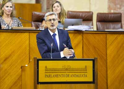 El diputado socialista Jos Aurelio Aguilar argumenta una PNLP relativa al respeto y acatamiento de las sentencias dictadas por el Tribunal Constitucional 