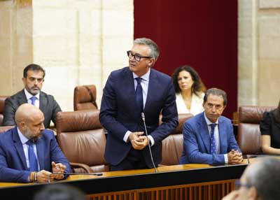 Manuel Gavira, portavoz del Grupo Vox en Andaluca 