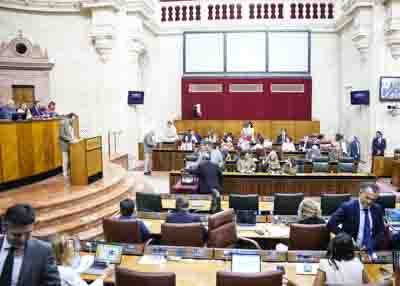  Momento de la votacin en urna para la designacin de los diputados que defendern, en el Congreso de los Diputados, la proposicin de ley de reforma parcial del texto refundido de la Ley del Estatuto Bsico del Empleado Pblico