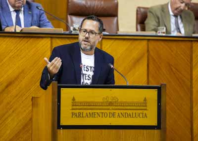 El portavoz del G.P. Mixto-Adelante Andaluca, Jos Ignacio Garca, posiciona a su grupo en el debate de toma en consideracin de la proposicin de ley 