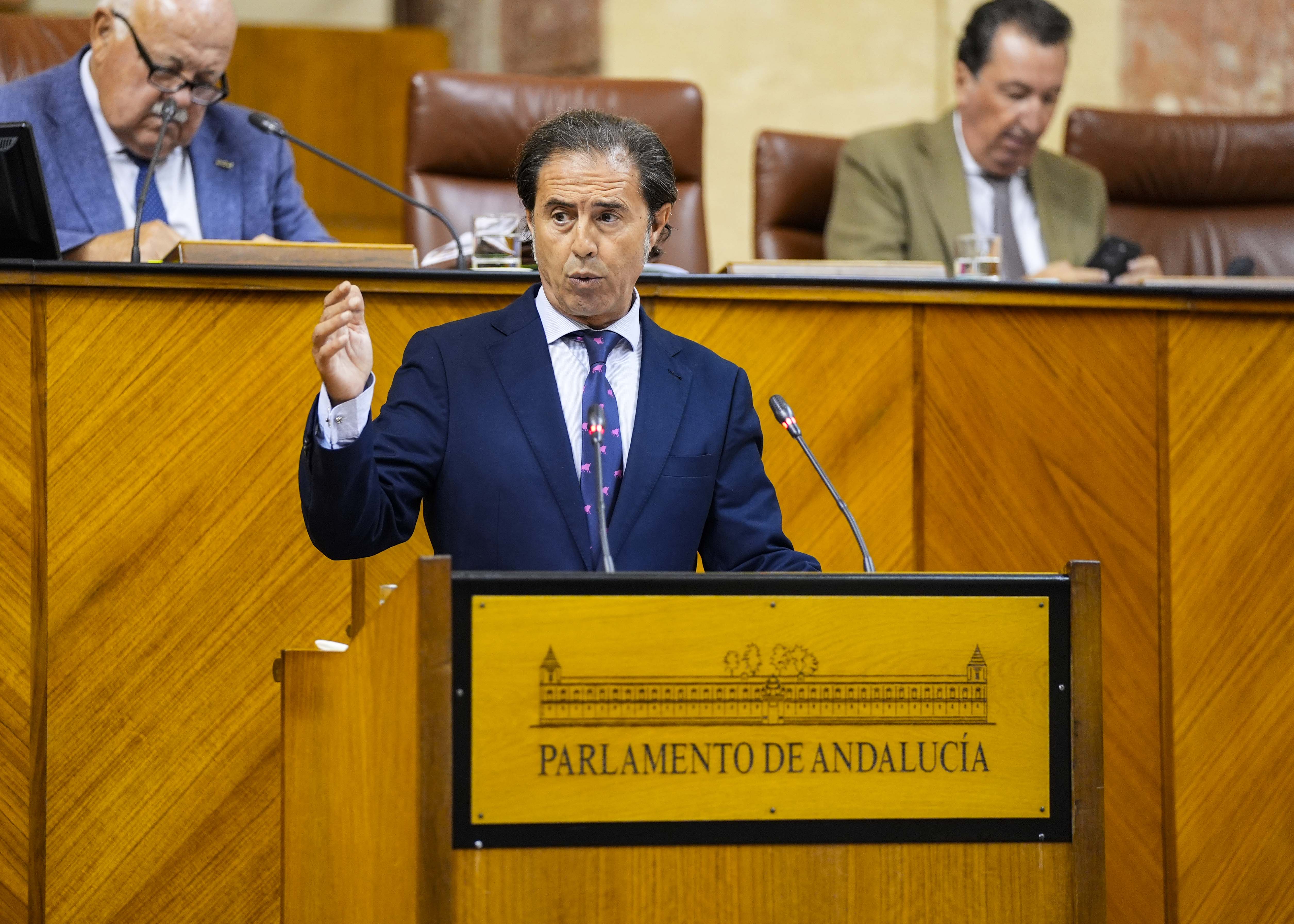  Por el Grupo Vox en Andaluca el diputado Benito Morillo es el encargado de posicionar a su grupo en la toma en consideracin de la proposicin de ley