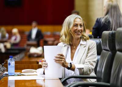 Roco Hernndez, consejera de Salud y Consumo, al inicio  