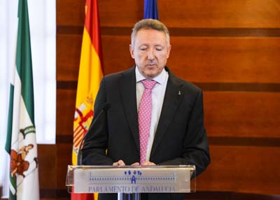 El delegado de la ONCE en Andaluca, Ceuta y Melilla, Cristbal Martnez 