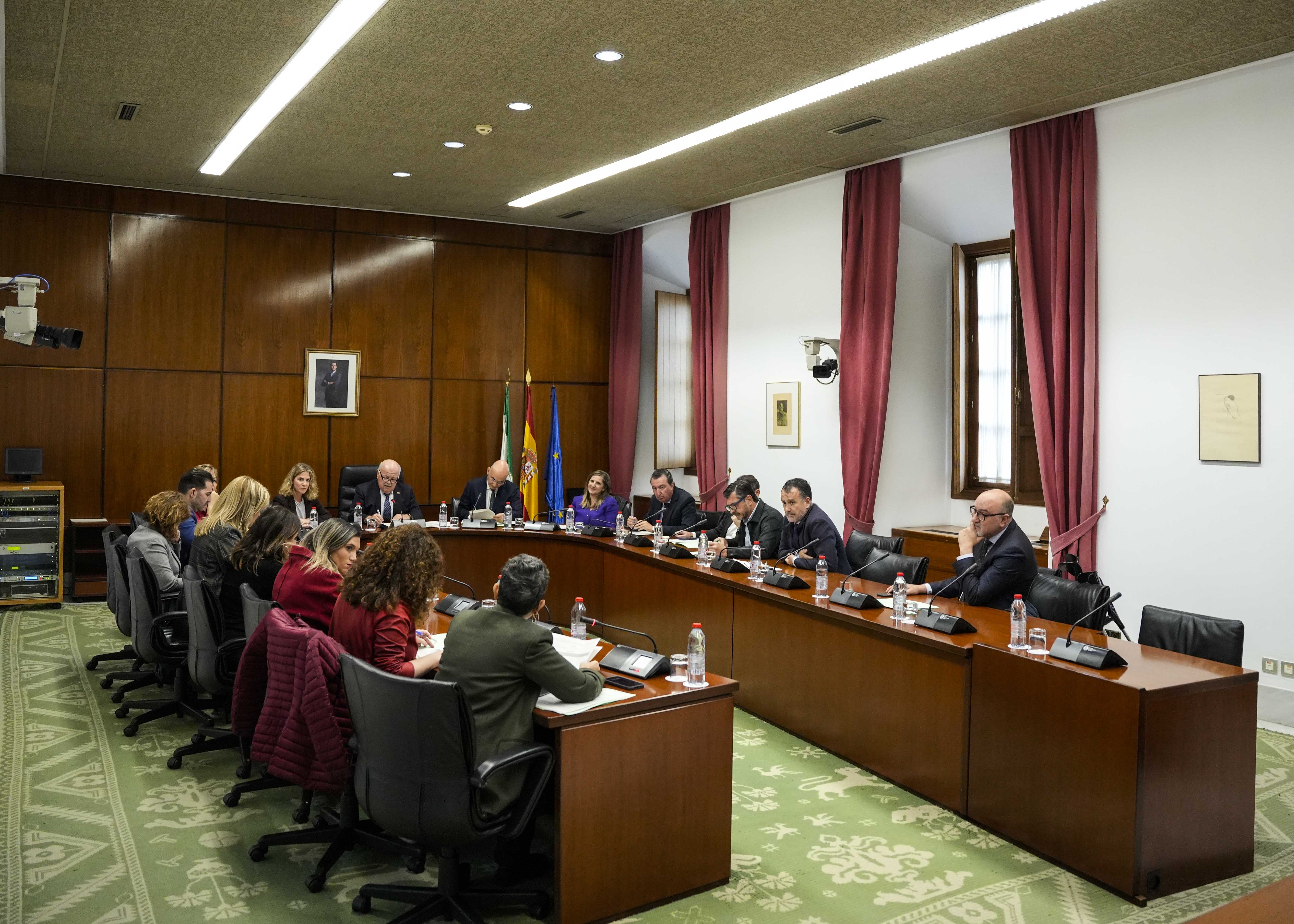  Otra perspectiva de la Junta de Portavoces reunida en su sesin de hoy