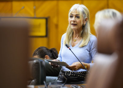 Patricia del Pozo, consejera de Cultura y Deporte, responde a la cuestin de su competencia 