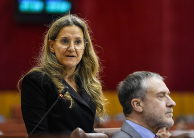  Montserrat Cervantes, diputada del G.P. Vox en Andaluca, formula una pregunta relativa a Muface 