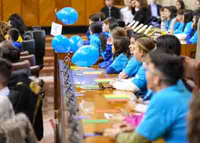 El Pleno Infantil UNICEF en el Parlamento de Andaluca se organiza cada ao en conmemoracin del Da Mundial de la Infancia, que se celebra hoy 20 de noviembre 
