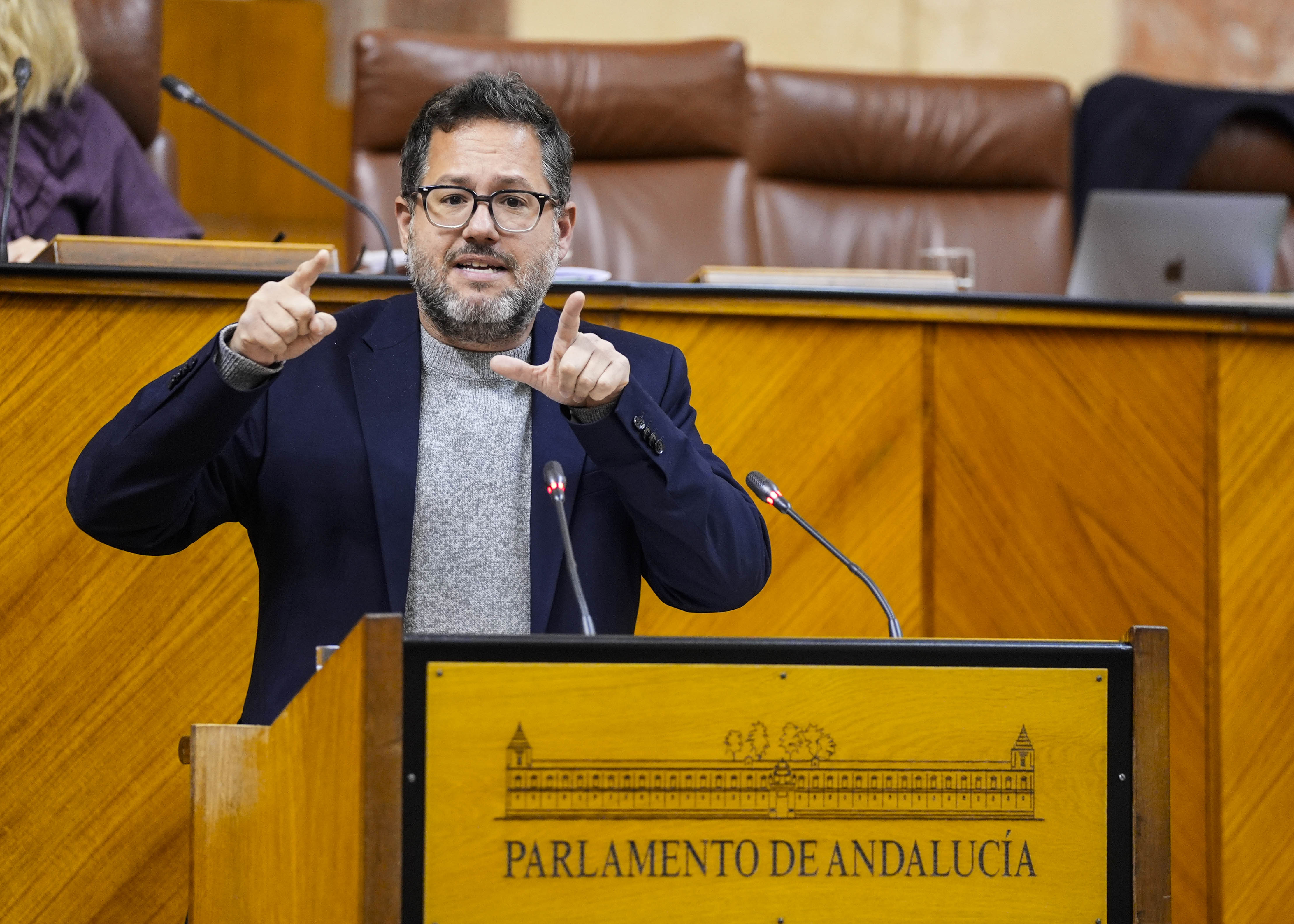 Jos Ignacio Garca, portavoz del Grupo Mixto-Adelante Andaluca, posiciona a su formacin respecto de la proposicin de ley relativa a participacin institucional de las organizaciones sindicales y empresariales