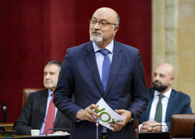 El portavoz adjunto del Grupo Vox en Andaluca, Ricardo Lpez Olea