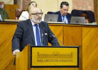 Alejandro Hernndez argumenta la postura del Grupo Vox en Andaluca 